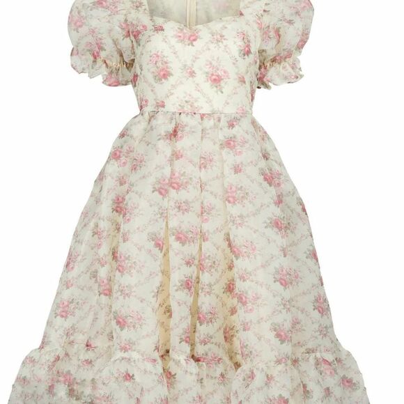 NTW Jessakae Amelia Dress Hand Embellished in Rhinestones - Picture 10 of 10